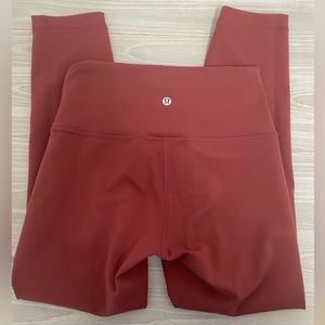 lululemon high rise wunder train 23"